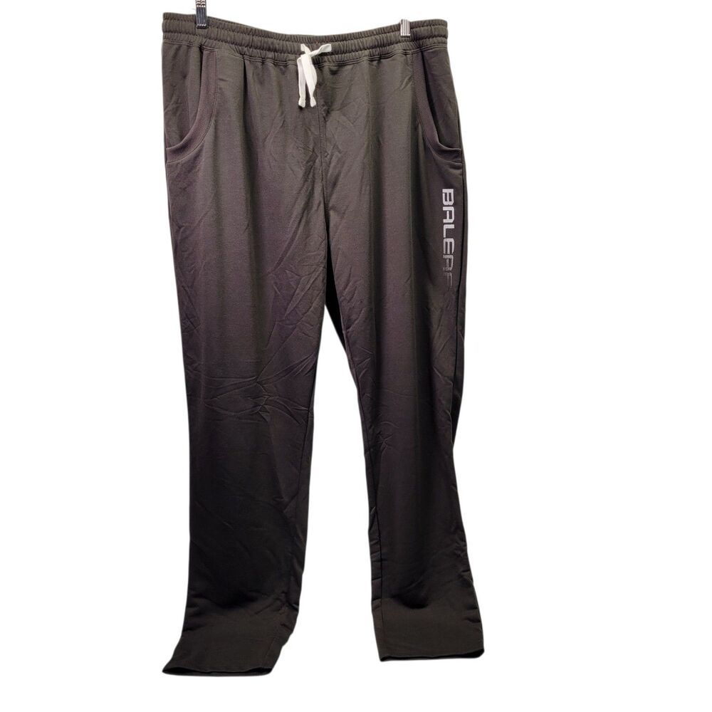 BALEAF Men's Tapered Athletic Runing Pants Sports Louge Dark Green Size XX-Large
